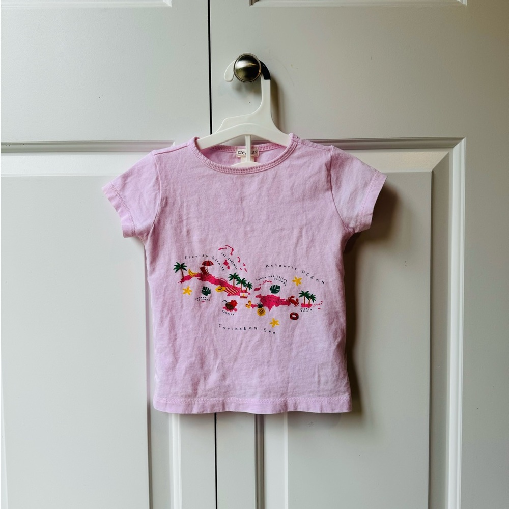 Crewcuts by Jcrew t-shirt size 3 pink